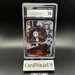 CGC GEM MINT 10 Brook OP01-022 UC 25th Edition Parallel ONE PIECE Card Game 35 - Image 1