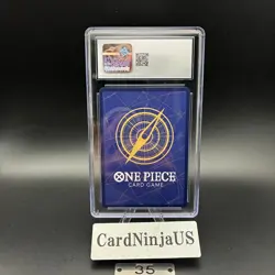 CGC GEM MINT 10 Brook OP01-022 UC 25th Edition Parallel ONE PIECE Card Game 35 - Image 2