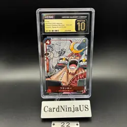 CGC PRISTINE 10 Franky ST01-010 C 25th Edition Parallel ONE PIECE Card Game 22 - Image 1