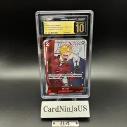 CGC PRISTINE 10 Sanji OP01-013 Promo 25th Anniversary Edition ONE PIECE Card 84 - Image 1