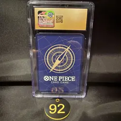 CGC PRISTINE 10 MONKEY D. LUFFY #P-075 SAIKYO JUMP PROMO 2024 ONE PIECE JPN 92 - Image 2
