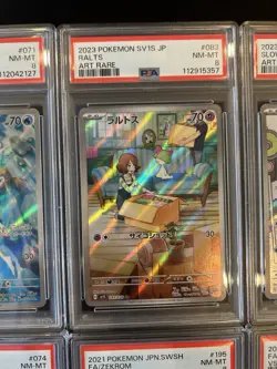 PSA 8 Pokemon Card Game Japanese ART RARE 10 Card Set Bulk Holo AR - Image 5