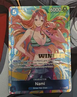 Nami (Heroines Battle Winner Pack) P-112 One Piece Promotion Cards Foil - Image 1