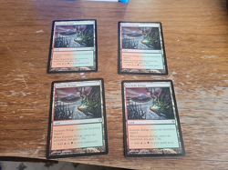 Magic The Gathering Card MTG 4x Kazandu Refuge Zendikar Playset Non Basic Land - Image 1