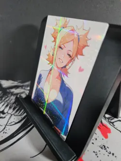 Temari Naruto Art Card Holo Glitter Anime Sexy Waifu CCG - Image 2
