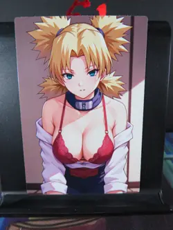 Temari Naruto Custom Art Card NM Anime Sexy Waifu CCG Collectible - Image 1