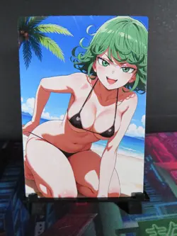 Tatsumaki One Punch Man OPM Custom Art Card NM Anime Sexy Waifu Collectible - Image 1