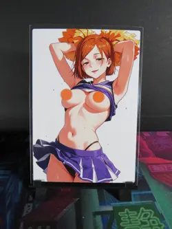 Nobara Kugisaki Jujutsu Kaisen Custom Art Card NM Anime Sexy Waifu Collectible - Image 1