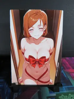 Nobara Kugisaki Jujutsu Kaisen Custom Art Card NM Anime Sexy Waifu Collectible - Image 1