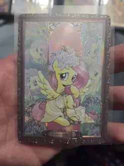 Kayou My little Pony Eternal Glory Moon vol. 7 Ultimate card SC Fluttershy - Image 2
