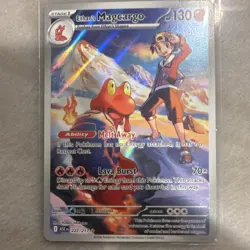 Pokemon Ethan's Magcargo Full Art Holo Ability Card 222/217 130 HP Fire - Image 1