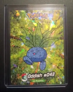 Oddish #43 - Cracked Ice Holo - Crystal Collection 2024 - Pokemon Card - Image 1