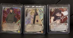 Anime Naruto TCG CCG Card Lot Mint Rare Holo Foil Gold Shonen Jump Trading Card - Image 5