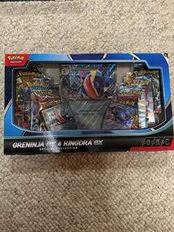 Pokemon Trading Card Game Greninja ex and Kingdra ex Special Collection Box - Image 1