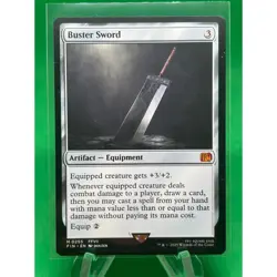 Buster Sword Final Fantasy Regular Card #255 Fin MTG Magic the Gathering - Image 1