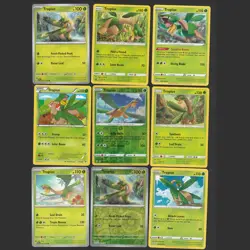Tropius Pokemon Card Collection Set of 9 English Cards Reverse Holo Grass Type - Image 1