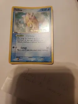 Pokemon Card - Feebas Emerald 49/106 Reverse Holo Stamped. VLP - Image 1