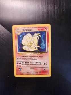 Ninetales #12/102 Base Set Holo Pokemon TCG Card English 1999 - Image 1