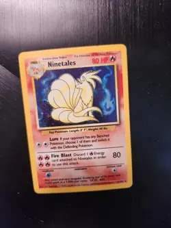 Ninetales #12/102 Base Set Holo Pokemon TCG Card English 1999 - Image 3