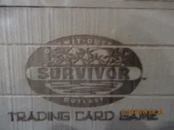1 vintage upper deck survivor trading card game new never open super rare - Image 2