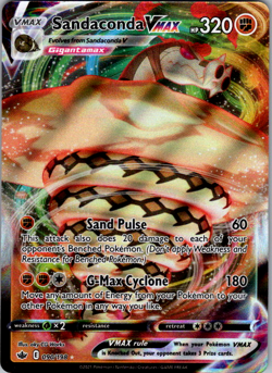 Sandaconda VMAX - 090/198 - Pokemon Chilling Reign Sword & Shield Rare Card NM - Image 1