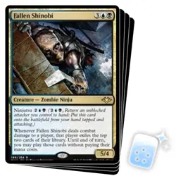 FALLEN SHINOBI X4 Modern Horizons Magic MTG MINT CARD - Image 1