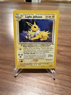 Pokemon TCG Light Jolteon Neo Destiny Card 48/105 Unlimited Uncommon - Image 1