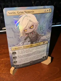 MTG: Sorin, Grim Nemesis BORDERLESS FOIL, NM Secret Lair Drop Planeswalker Card! - Image 3