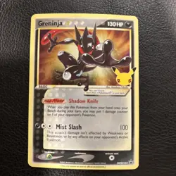 Greninja Gold Star SWSH144 Sword and Shield Promo Pokemon Card - Image 1