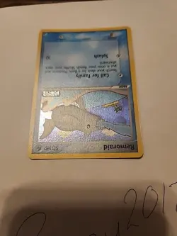 Remoraid 71/115 EX Unseen Forces Stamped Reverse Holo Pokemon Card NM - Image 4