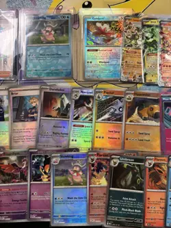 POKEMON Prismatic Evolutions 34 Card Lot: Master Ball, Poke Ball, Full Art, EX - Image 3