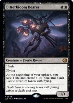 Bitterbloom Bearer Lorwyn Eclipsed Magic MTG NM - Image 1