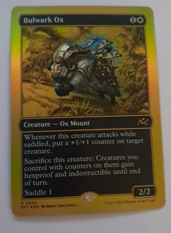 Bulwark Ox First Place FOIL 1st NM/M MTG Aetherdrift Magic the Gathering - Image 1