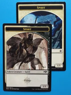 MTG 1x Spirit Token (double sided) NM Ravnica Allegiance Guild Kits Magic - Image 2