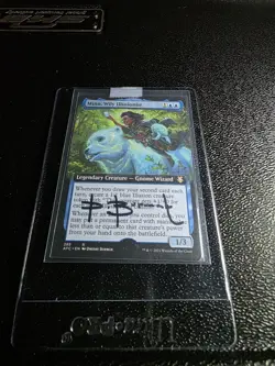 MTG Minn, Wily Illusionist artist proof with sketch from - Image 1