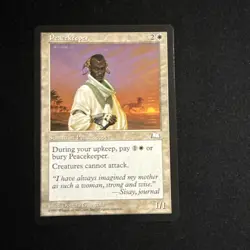 English - MTG Peacekeeper - LP - Weatherlight - Image 1