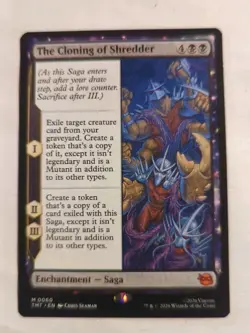 MTG The Cloning of Shredder 0060 FOIL Mythic Saga TMNT TMT Ninja Mutant NM - Image 1
