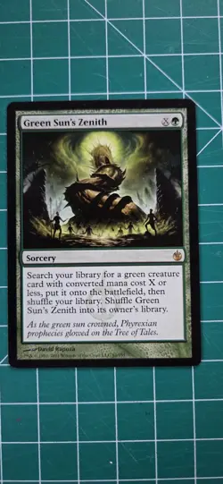Green Sun's Zenith Mirrodin Besieged Regular - Image 1