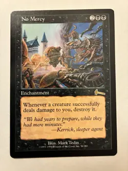 MTG Magic the Gathering Urza's Legacy Regular Rare English NO MERCY LP - Image 1