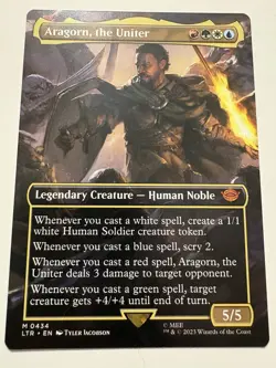 Aragorn, the Uniter (Borderless) Universes Beyond: the Lord of the Rings: Tales - Image 1