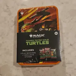 Magic: The Gathering Teenage Mutant Ninja Turtles 3 Booster/Sticker NEW/ SEALED - Image 1