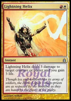 Lightning Helix 1x FOIL MTG RAV Ravnica Uncommon MINT red white - Image 1