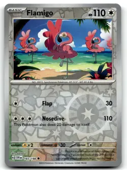 Flamigo 165/198 SV01: Scarlet & Violet Base Set Uncommon Reverse Holo Pokemon NM - Image 1