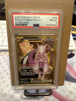 Pokemon TCG Team Rockets Mewtwo EX Special Illustration Destined Rivals - Image 1
