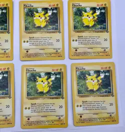 9 Pikachu 60/64 Jungle Set Unlimited Edition Common Pokemon Card 1999 WOTC LP/NM - Image 3