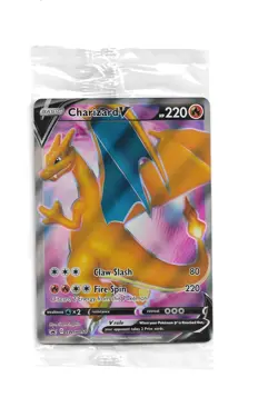 Charizard V - SWSH050 - SEALED Pokemon Promo Sword & Shield Ultra Rare NM - Image 1