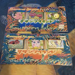 2 Southern Islands Tropical Island Sealed Set Field Jungle Japanese Pokemon Card - Image 1