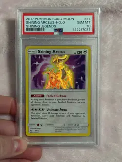 Pokemon Shining Arceus 57/73 Shining Legends Holo English PSA 10💎✅✅✅ - Image 1