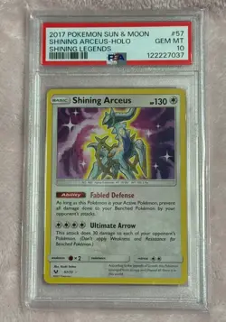 Pokemon Shining Arceus 57/73 Shining Legends Holo English PSA 10💎✅✅✅ - Image 5