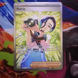 Pokemon TCG Trainer Perrin Special Illustration Card Twilight Masquerade 220/167 - Image 1